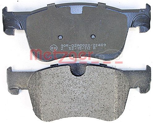 METZGER 1170804 Bremsbelagsatz, Scheibenbremse
